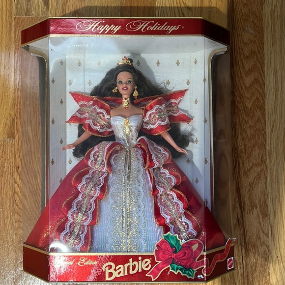 Happy Holidays 10th Anniversary Barbie - Picture 1 of 2